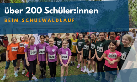 SOPHIE mit über 200 Läufer:­innen beim Schulwaldlauf 