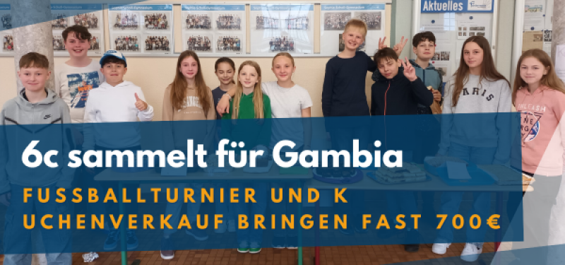 Die 6c sammelt für Gambia